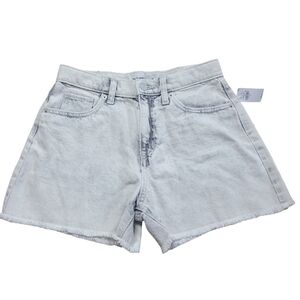 Nwt Old Navy Size 16 Girls Shorts Astral Grey 3" Inseam High Rise Adjustable Wst
